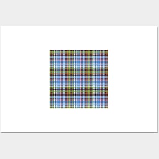 Conflower Plaid Posters and Art